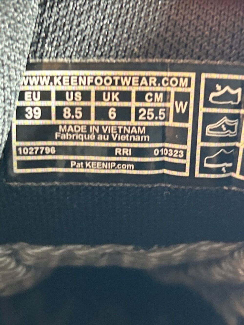 KEEN NXIS Womens Hiking Shoes Size 8.5 Brown Waterproof Sneakers Camping Trail - Picture 10 of 12